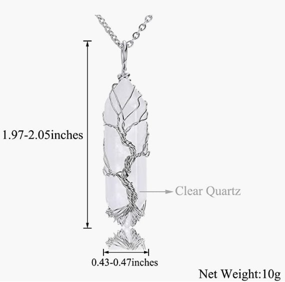 Clear Quartz Necklace 2