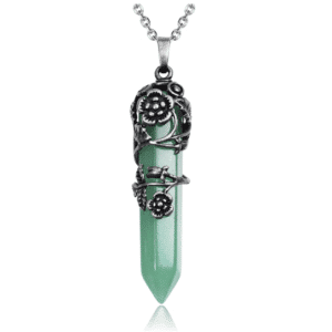 Green Crystal Necklace 1