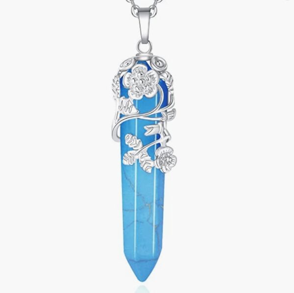 Blue Crystal Necklace 1