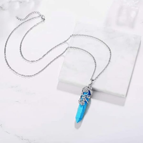 Blue Crystal Necklace 3