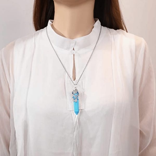 Blue Crystal Necklace 5