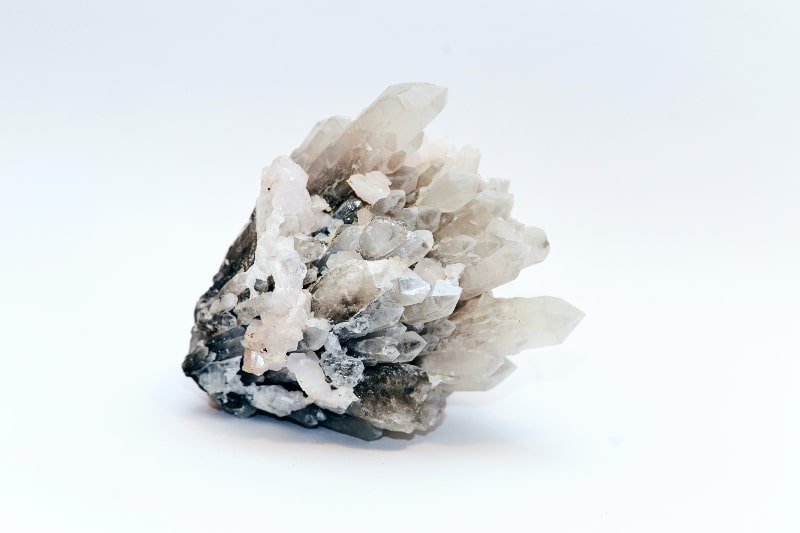 a tourmalated quartz positioned sideway