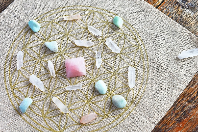 how to manifest with crystal is being practiced