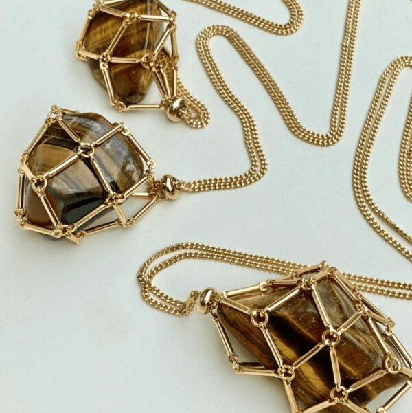 crystal holder necklace-2