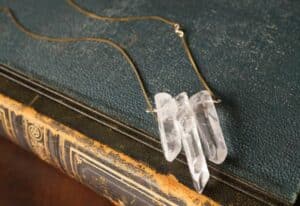 Crystals for Necklace: Clear Quartz Crystal Necklace